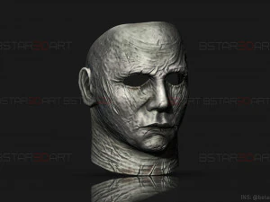 michael myers mask - dead by daylight - friday 13th - halloween cosplay 3D Print Model