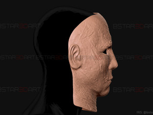 michael myers mask - dead by daylight - friday 13th - halloween cosplay Modelo de Impressão 3D