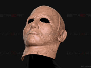 michael myers mask - dead by daylight - friday 13th - halloween cosplay Modelo de Impressão 3D