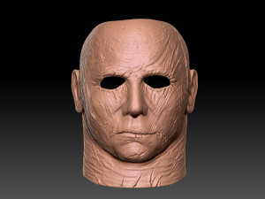 michael myers mask - dead by daylight - friday 13th - halloween cosplay Modelo de Impressão 3D