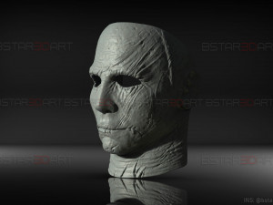 michael myers mask - dead by daylight - friday 13th - halloween cosplay Modelo de Impressão 3D