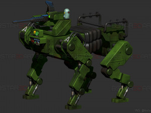 robot dog - battle field 2042 - high quality model 3D 프린트 모델