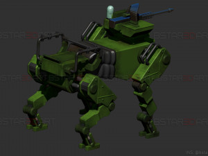 robot dog - battle field 2042 - high quality model 3D 프린트 모델
