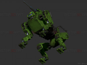 robot dog - battle field 2042 - high quality model 3D 프린트 모델