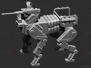 robot dog - battle field 2042 - high quality model 3D 프린트 모델