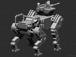 robot dog - battle field 2042 - high quality model 3D 프린트 모델