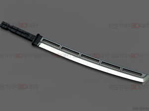 hawkeye katana sword - clint barton - avenger marvel comics 3d print model Model Cetak 3D