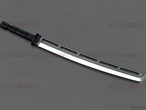 hawkeye katana sword - clint barton - avenger marvel comics 3d print model 3D Print Model