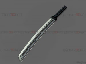 hawkeye katana sword - clint barton - avenger marvel comics 3d print model 3D Print Model