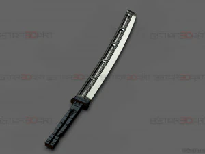 hawkeye katana sword - clint barton - avenger marvel comics 3d print model 3D Print Model