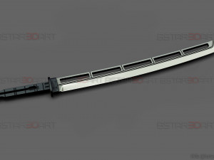 hawkeye katana sword - clint barton - avenger marvel comics 3d print model Model Cetak 3D