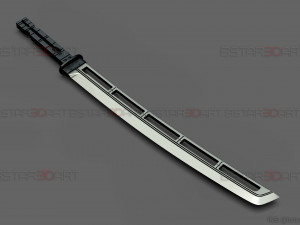 hawkeye katana sword - clint barton - avenger marvel comics 3d print model Model Cetak 3D