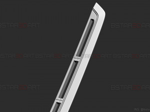 hawkeye katana sword - clint barton - avenger marvel comics 3d print model Model Cetak 3D