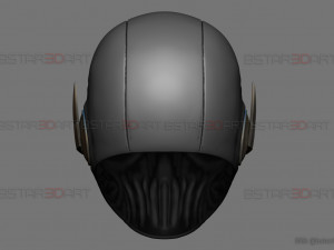 zoom flash mask - hunter zolomon cosplay - dc comics 3d print model 3D प्रिंट मॉडल