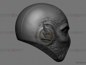 zoom flash mask - hunter zolomon cosplay - dc comics 3d print model 3D प्रिंट मॉडल