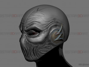zoom flash mask - hunter zolomon cosplay - dc comics 3d print model 3D प्रिंट मॉडल