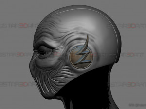 zoom flash mask - hunter zolomon cosplay - dc comics 3d print model 3D प्रिंट मॉडल