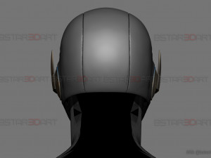 zoom flash mask - hunter zolomon cosplay - dc comics 3d print model 3D प्रिंट मॉडल