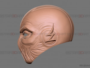zoom flash mask - hunter zolomon cosplay - dc comics 3d print model 3D प्रिंट मॉडल