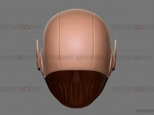 zoom flash mask - hunter zolomon cosplay - dc comics 3d print model 3D प्रिंट मॉडल