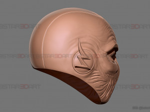 zoom flash mask - hunter zolomon cosplay - dc comics 3d print model 3D प्रिंट मॉडल