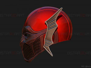 red death batman mask - flash mask - dc comics 3d print model 3D Print Model