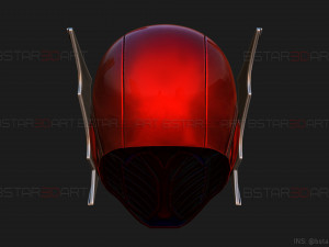 red death batman mask - flash mask - dc comics 3d print model 3D Принт Модель