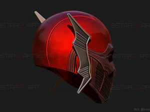 red death batman mask - flash mask - dc comics 3d print model 3D Print Model