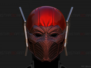 red death batman mask - flash mask - dc comics 3d print model 3D Принт Модель