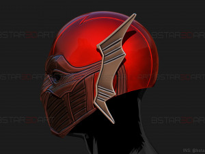 red death batman mask - flash mask - dc comics 3d print model 3D Принт Модель
