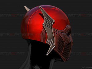 red death batman mask - flash mask - dc comics 3d print model 3D Принт Модель