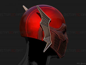 red death batman mask - flash mask - dc comics 3d print model 3D Print Model