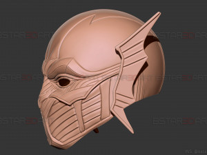 red death batman mask - flash mask - dc comics 3d print model 3D Принт Модель