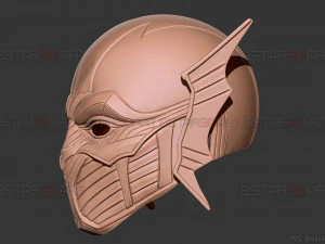 red death batman mask - flash mask - dc comics 3d print model 3D Print Model