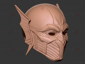 red death batman mask - flash mask - dc comics 3d print model 3D Принт Модель