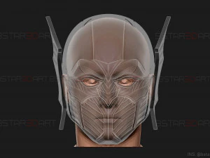 red death batman mask - flash mask - dc comics 3d print model 3D Print Model