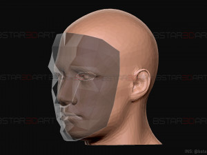 squid game mask - polygon mask cosplay 3d print model 3D Print Model