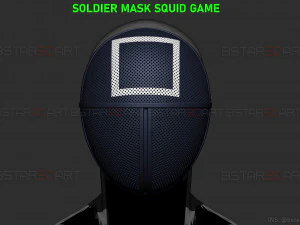 m&aacute;scara de soldado - m&aacute;scara de jogo de lula cosplay modelo de impress&atilde;o 3D Modelo de Impressão 3D