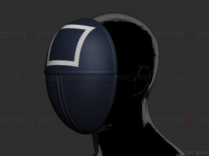 soldier mask - squid game mask cosplay 3d print model 3D प्रिंट मॉडल