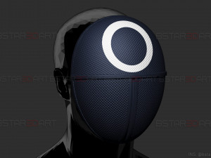 soldier mask - squid game mask cosplay 3d print model 3D प्रिंट मॉडल