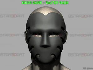 маска офіціанта №29 - 3D друкована модель маски кальмарів 3D Принт Модель