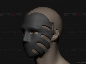 the waiter no29 mask - squid game mask 3d print model 3D-printmodel