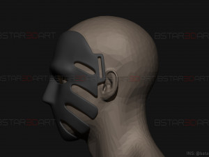 the waiter no29 mask - squid game mask 3d print model 3D-printmodel