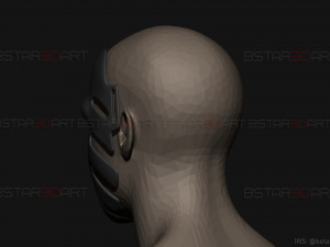 the waiter no29 mask - squid game mask 3d print model 3D-printmodel