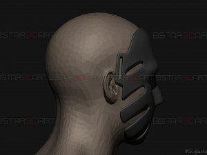 the waiter no29 mask - squid game mask 3d print model 3D-printmodel