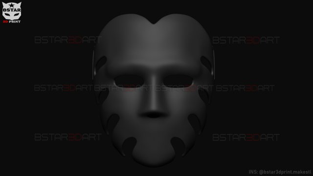 Blank mask 3D Model in Other 3DExport