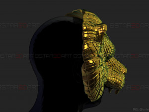 squid game mask - vip lion mask 3d print model 3D-printmodel