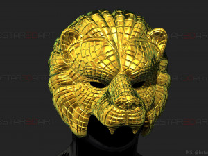 squid game mask - vip lion mask 3d print model 3D-printmodel