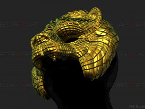 squid game mask - vip lion mask 3d print model 3D-printmodel