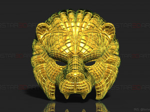 squid game mask - vip lion mask 3d print model 3D-printmodel